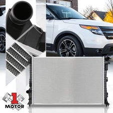 Aluminum Core Engine Cooling Radiator OE Style for 13-19 Ford Explorer dpi-13561