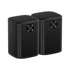 2 Pack Air Purifiers For Home Bedroom, H13 HEPA Air purifier with 360°Air Int...