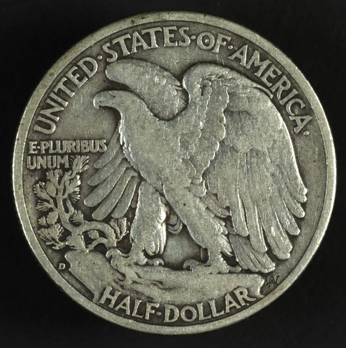 1936 D Walking Liberty Half Dollar DDO-001 FS-101 50c Cents Double Die Obverse - Picture 3 of 3