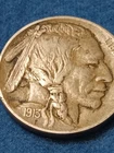 1913-D Denver Mint Buffalo Nickel