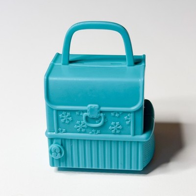 Moose Dolls Teal Blue Travel Luggage Bag Functional Case