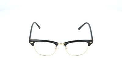 Ray-ban Clubmaster Black Round Rb3016 Eyeglasses Frames 51-21-145