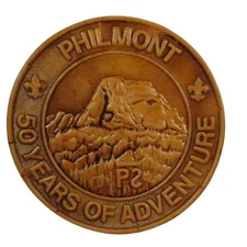 Philmont Scout Ranch Leather Patch BRN Bdr (NK106)
