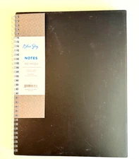 New 8.5 X 11  Blue Sky Planner Journal Notes spiral bound Vinyl cover Excellent.