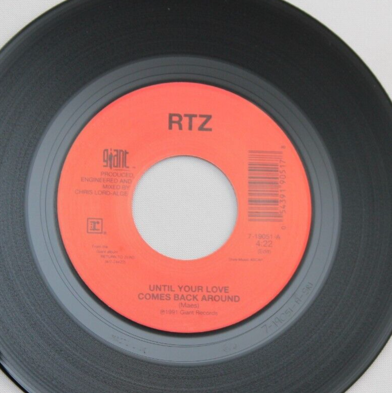 RTZ UNTIL YOUR LOVE COMES BACK AROUND / EVERY DOOR IS OPEN 45 7
