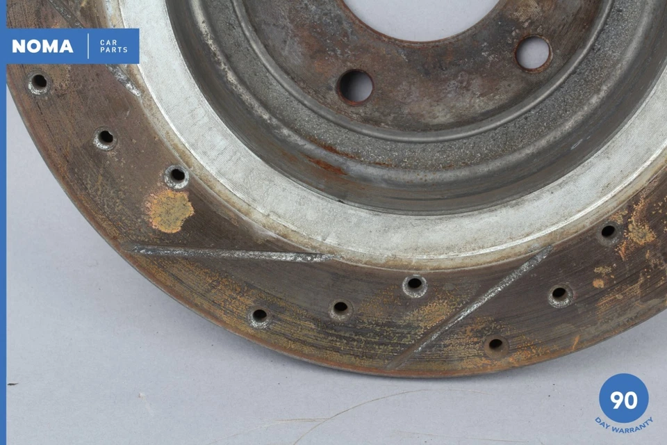 Disco rotor freno trasero izquierdo o derecho 97-99 Jaguar XK8 X100 C2C41251 OEM Foto 4 de 4