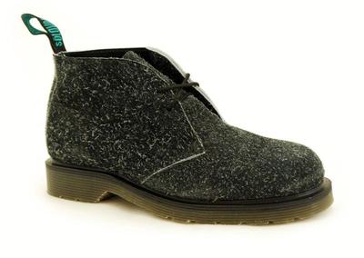 Solovair NPS Shoes Made in England 2 Eye Chukka Grey Boar Suede S002-7222GRY