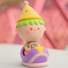 TOYCITY x ECTOYS Pan Colorful Paradise Bumper Car mini figure blind box NEW fun