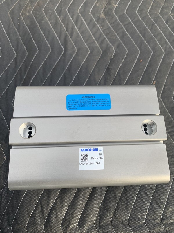 Fabco Air Gnd-sa100-100d Air Cylinder 100mm Bore 100mm Stroke 