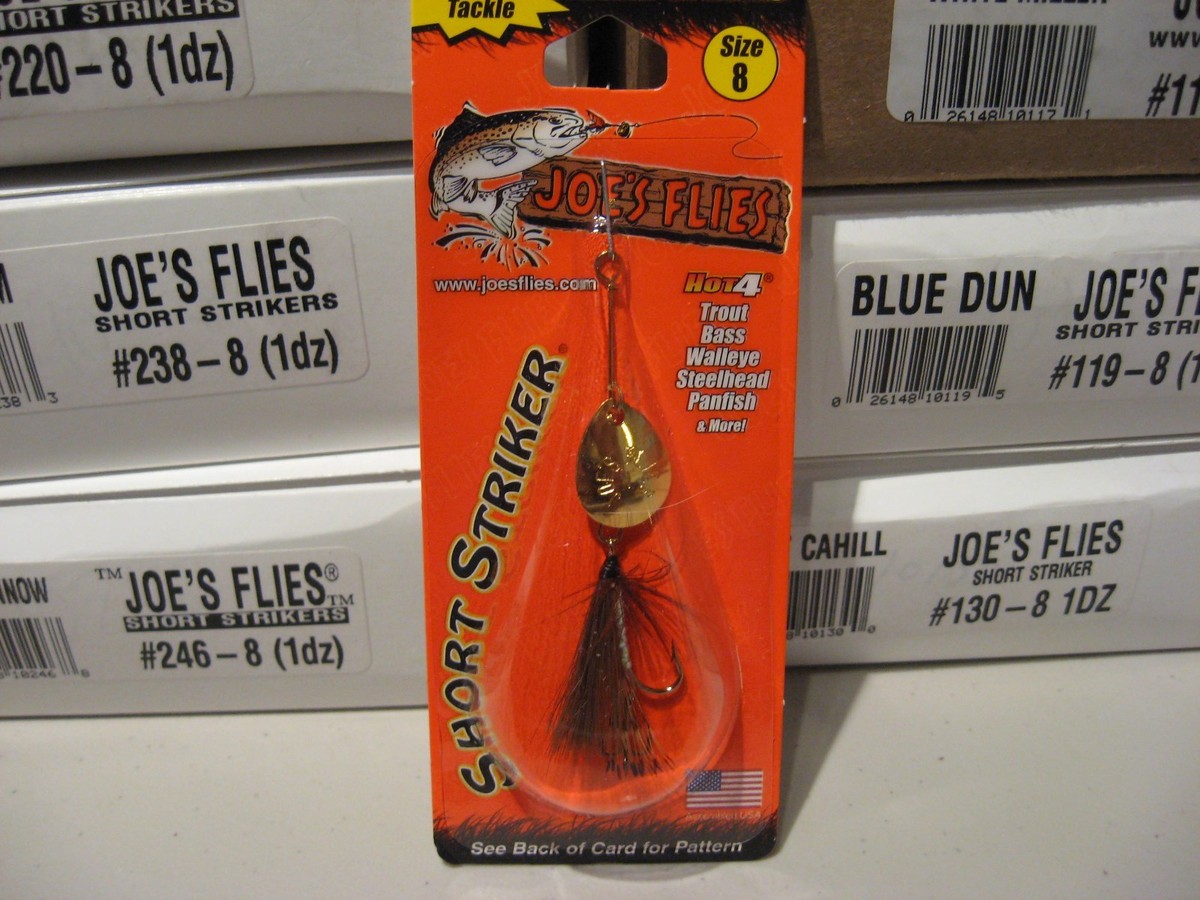 Joe's Flies 238-8 Short Striker Classic In-Line Spinner Fly Size 8 Meal Worm - Walmart Supplies