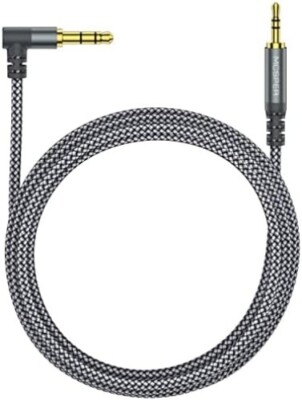3.5Mm to 2.5Mm Aux Audio Cable (6.6FT), 90 Degree Right Cord Compatible with Bos