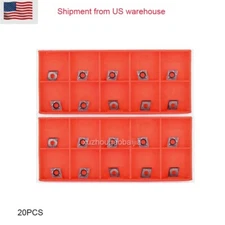 20PCS CCMT21.51 CCMT060204 CK205 Carbide Inserts Turning inserts US