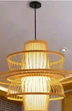 Bamboo Antique Style  Art Ceiling Light by CNCEST. HG-LMLZBY-3828-1