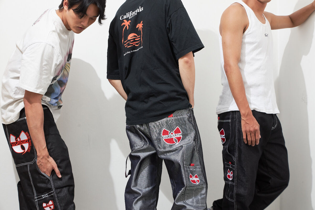 Vintage 90s WU-TANG CLAN Hip Hop Jeans GLANZ & SHINY! Skater Vintage 90s WU-TANG CLAN Hip Hop Jeans GLANZ & SHINY! Skater