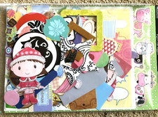 Caft pack - Die cut shapes -decupage sheets, stickers, see photos