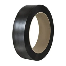 Signode Comparable Hand Grade Strapping Black  7/16 x 9000'  Roll on 16 x 6 Core