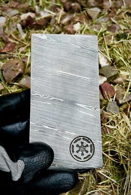 Star Wars-Beskar Steel Ingot-Handmade Damascus Steel Billet-Bar-Mandalorian iron