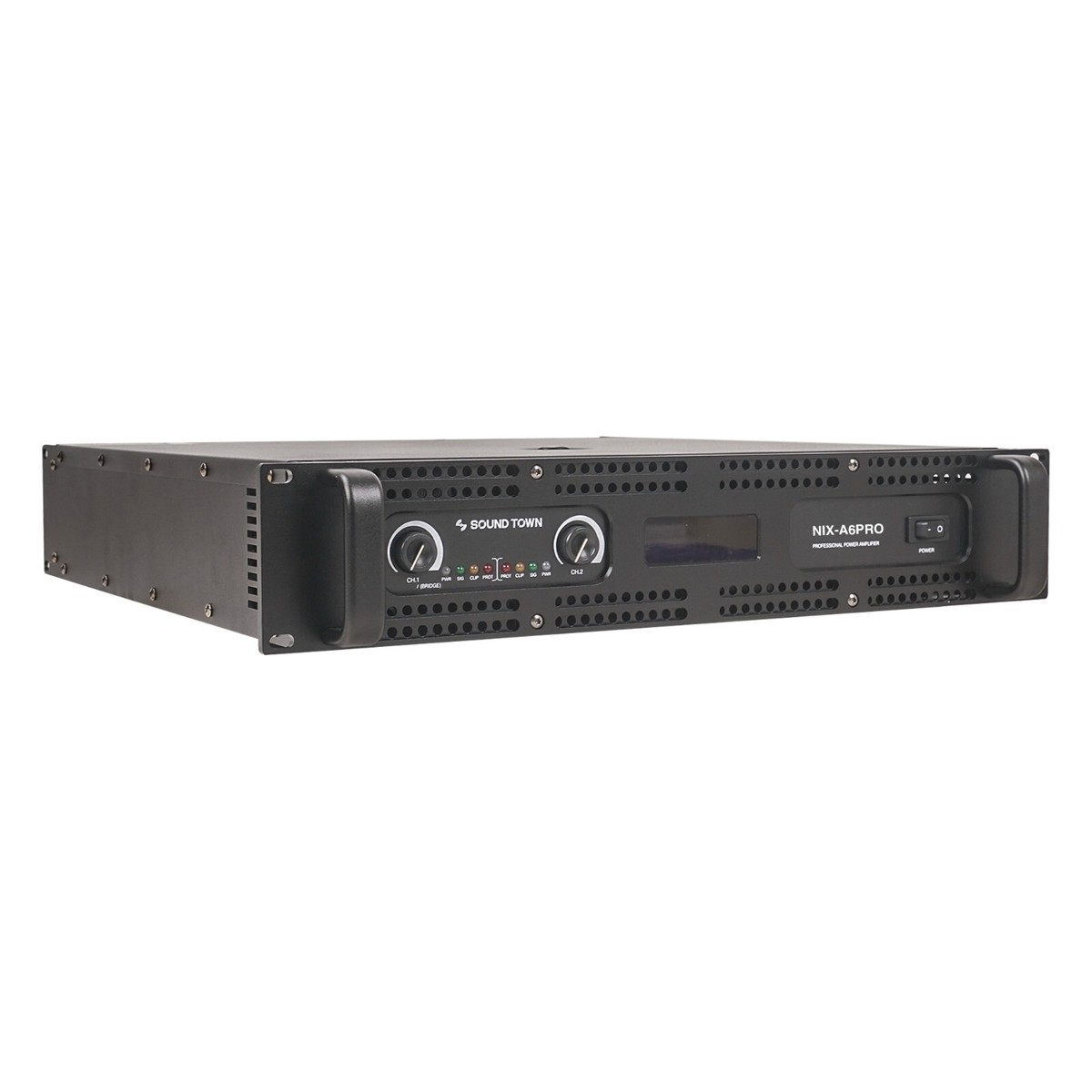 Sound Town 2-Channel 1500W Rack Mountable Power Amplifier with LPF