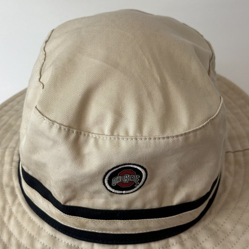 AHead Headgear Golf Hat Ohio State Bucket Hat M/L Khaki Buckeyes Sports gorpcore - 第 3/14 張圖片