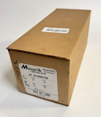 DC Gearmotor 507-01-308 MINARIK NEW OVP