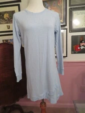 Active Life Womens Lt. Blue Activewear Long Sleeve Sweatshirt Tunic Dress Size S