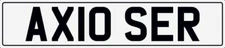 LOSER NUMBER PLATE AX10 SER CHERISHED UK CAR REG FUNNY LOSERS LOST FEES INCLUDED