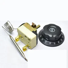 Rotary AC220V/250V 32A Dial Thermostat Control Switch 30-110℃ 50-300℃ Mod