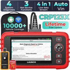 LAUNCH CRP123X Elite Car OBD2 Scanner Code Reader Engine ABS SRS Diagnostic Tool