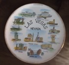 Las Vegas Nevada Vintage Collectible 12" Plate Historic Buildings — photo 1