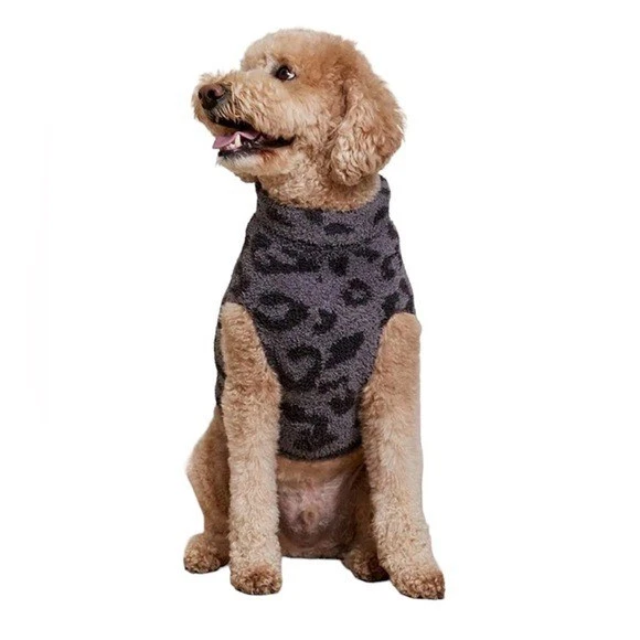 NWT Barefoot Dreams CozyChic Barefoot in the Wild Pet Sweater