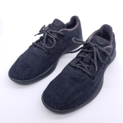 Allbirds Mens Black Wool Sneakers Black‎ Lace-Up Sneakers Size 11 Allbirds Casual Shoes Men main image 3