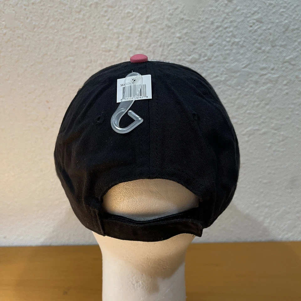 Lote de 2 gorras de camionero para mujer rosa negro gorra de lona ajustable hott desorden genial lindo Foto 3 de 4