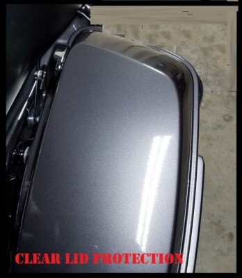 Fits 1994-2013 Harley-Davidson Touring Clear Hard Bag Lid Covers 