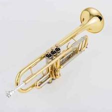 8345 Bb B Flat Brass Silver Plated Professional Trumpet with Leather Case