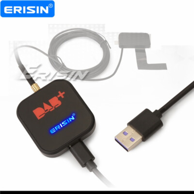ES384 DAB+ Digital Radio Empfänger MCX Verstärkt Antenna Für Android Autoradio