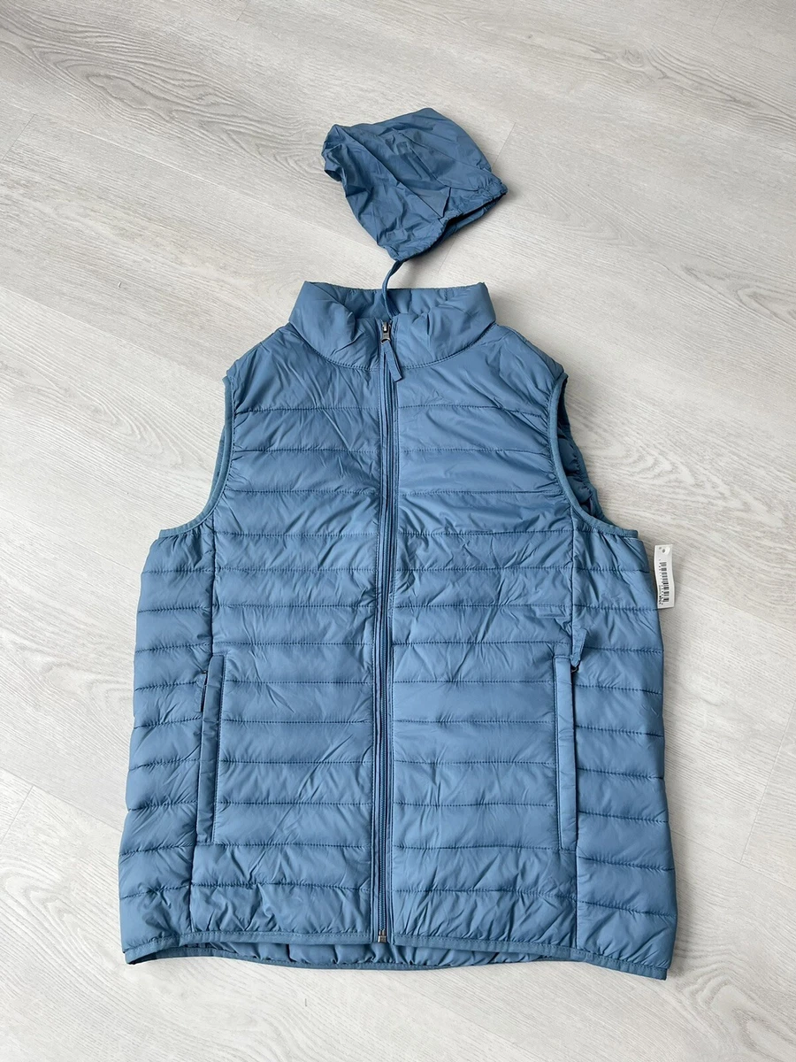 amazon essentials men's lightweight water resistant packable puffer vest