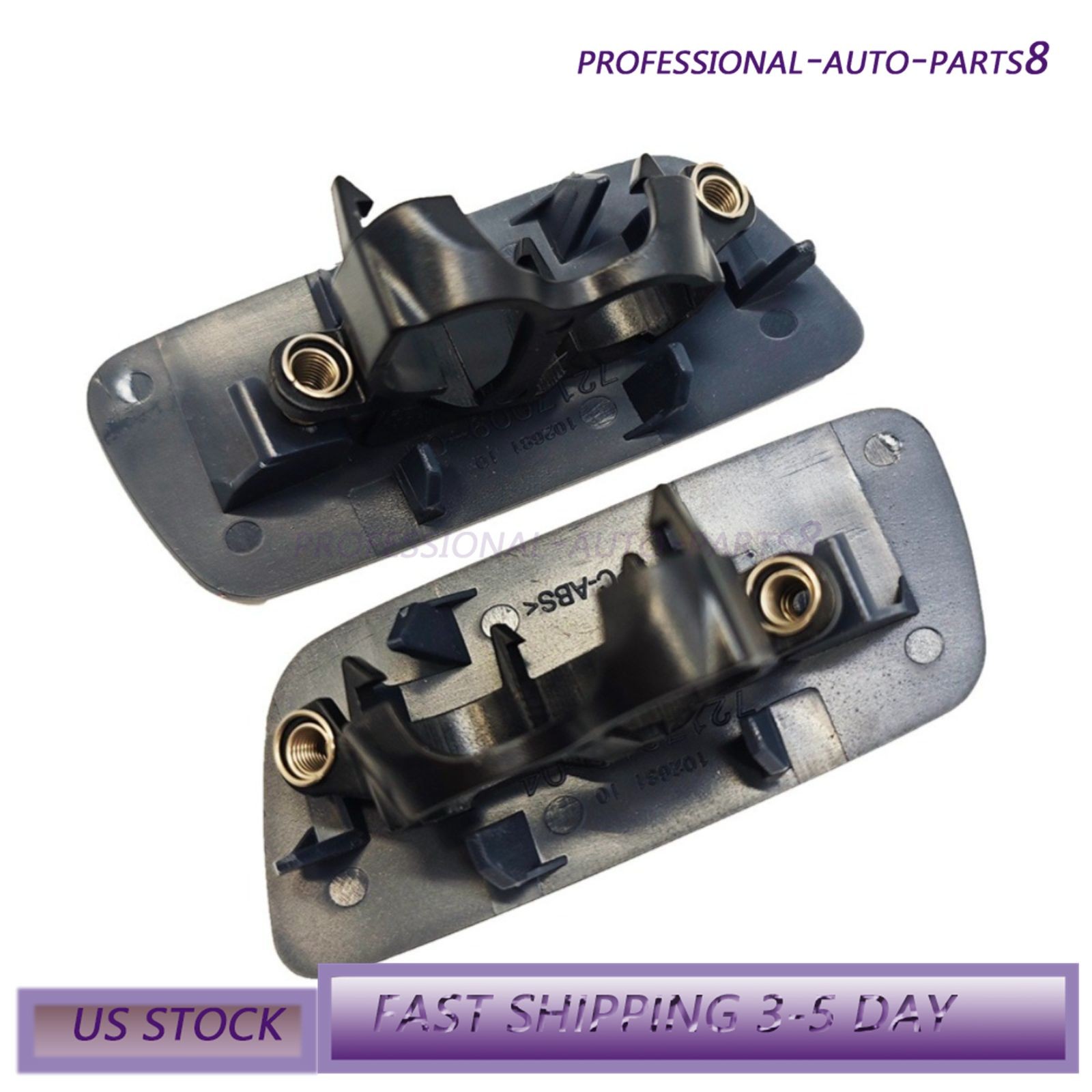 Pair LH RH Headlamp Washer Cover For 10-18 Rolls-Royce Ghost 61677244959 44960