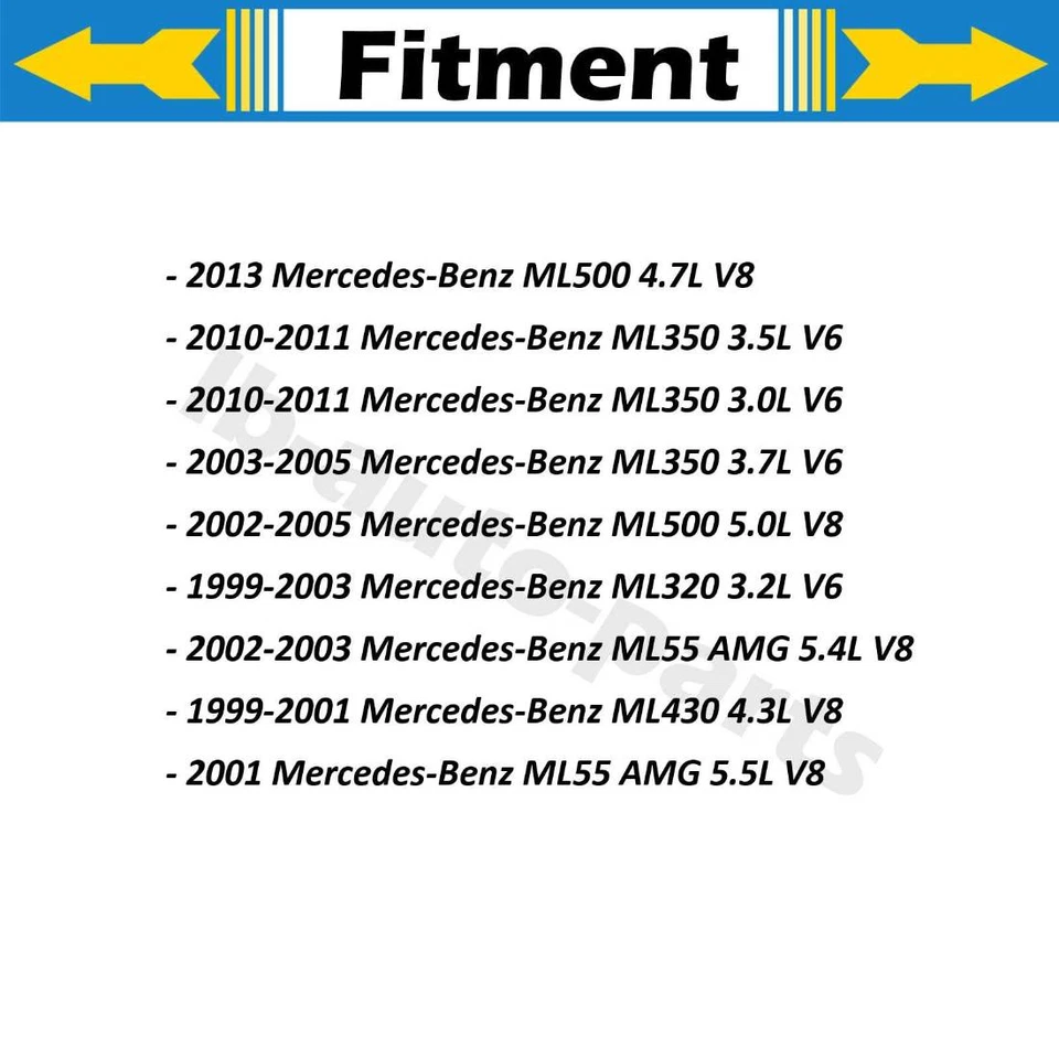 Manguera de freno delantera 2x para Mercedes-Benz ML320 1999-2003 3,2 L Foto 2 de 4