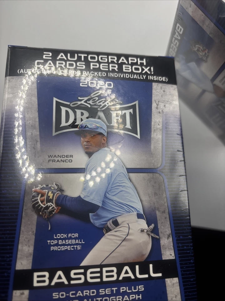 (2) 2020 Leaf Draft Baseball Factory Sealed Blaster Box AUTOS + 50 Card ROOKIE - Image 3 of 3