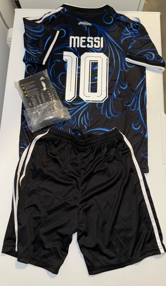 MAILLOT EXTERIEUR ARGENTINE MESSI / TAILLE 11-12 ANS - Photo 2/4