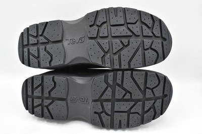Teva Mens Size 8.5 Tusayan Black leather Pull On Water 