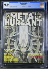 Heavy Metal Hurlant #21 (1977) First H.R. Giger, CGC 9.2 Highest Graded
