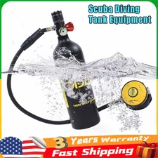 1L Mini Scuba Oxygen Cylinder Diving Air Tank Kit Snorkeling Breathing Equipment