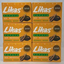 Likas Papaya Soaps by Likas 6 Pack