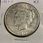 1923S $1 PEACE SILVER DOLLAR - XF CONDITION