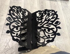 Lither Fireplace Log Holder Firewood Rack Indoor Metal Storage -new 16x16x16