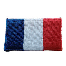 FRANKREICH  1 Aufnäher Patches Aufbügler FAHNE KLEIN