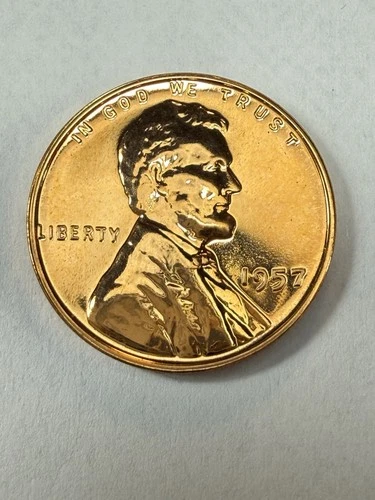 * 1957 GEM PROOF LINCOLN CENT  (UPGRADE THAT SPOT IN YOUR SET)  PRICED TO SELL *