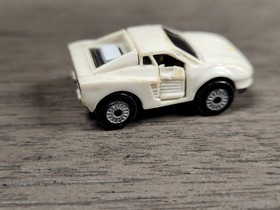 Micro Machines Ferrari Testarossa  Sports Car White DELUXE Series Opening Doors!
