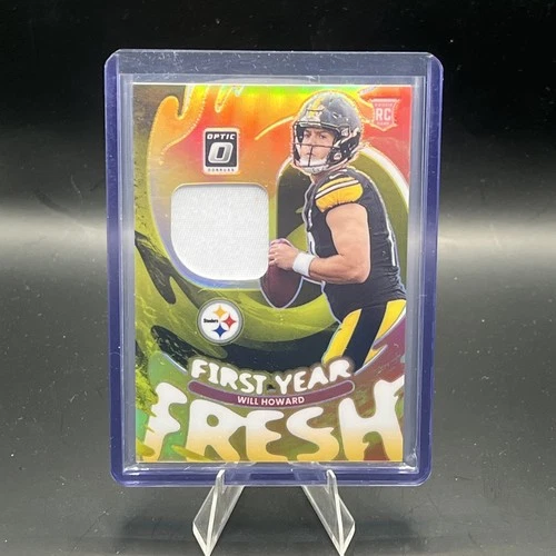 2025 Donruss Optic Will Howard Neon Yellow (RAW)